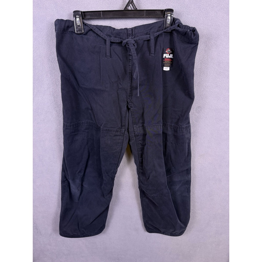 Fuji Kimono Martial Arts Pants Mens A3 Navy Blue BJJ Jiu Jitsu Grappling MMA